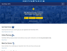 Tablet Screenshot of northstarvets.com